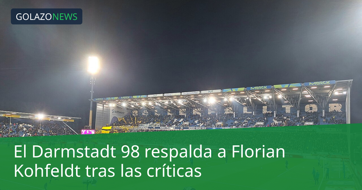 El Darmstadt 98 respalda a Florian Kohfeldt tras las críticas