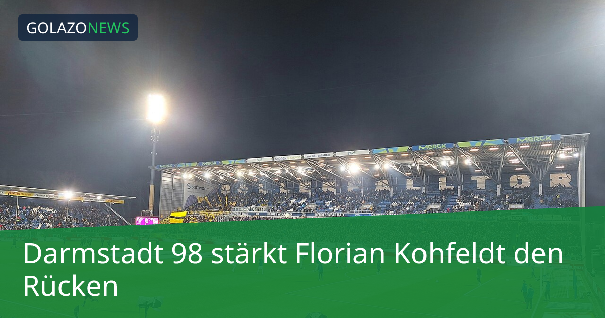 Darmstadt 98 stärkt Florian Kohfeldt den Rücken