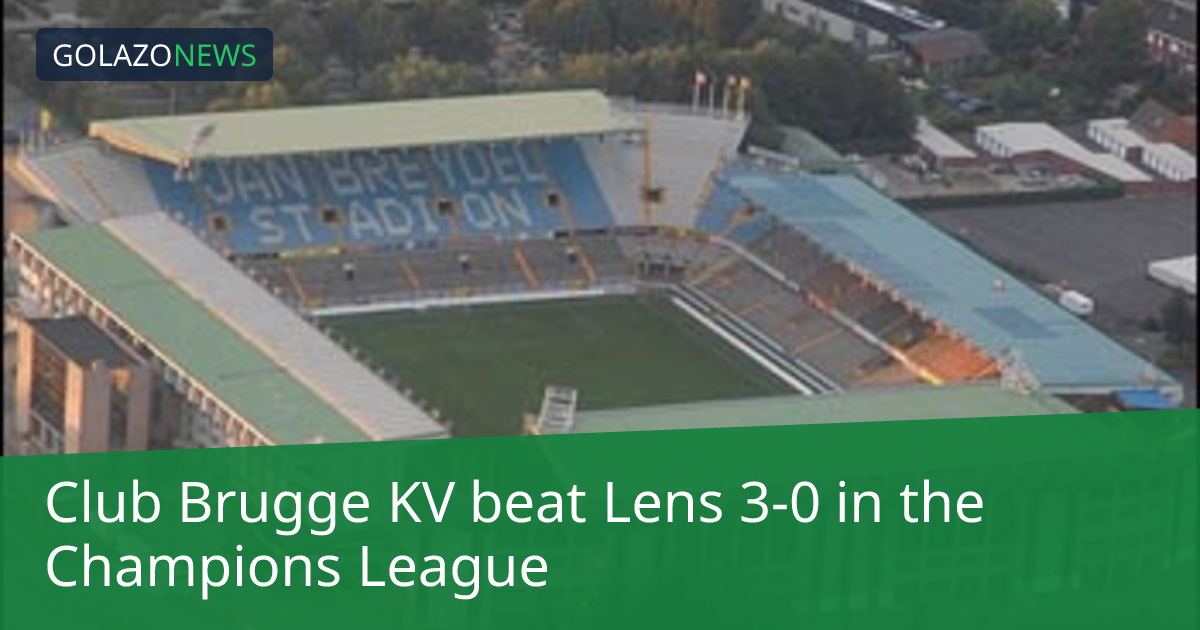 Club Brugge KV ชนะ Lens 3-0 ในChampions League