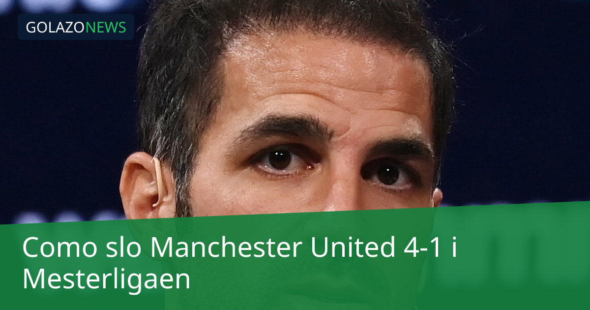 Como slo Manchester United 4-1 i Mesterligaen