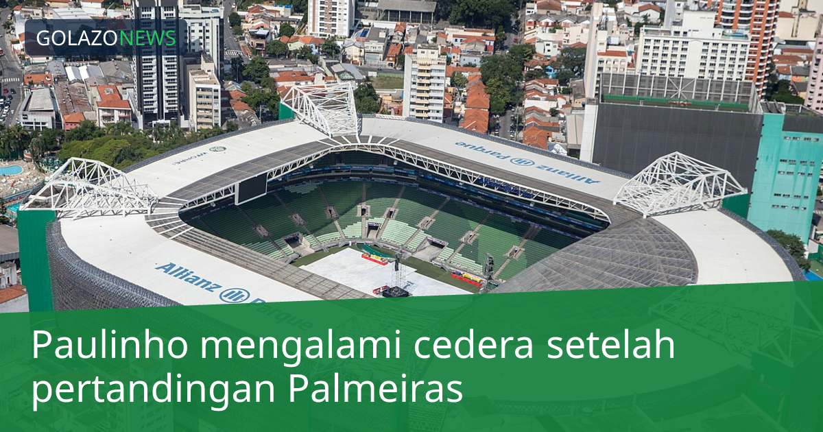 Paulinho mengalami cedera setelah pertandingan Palmeiras