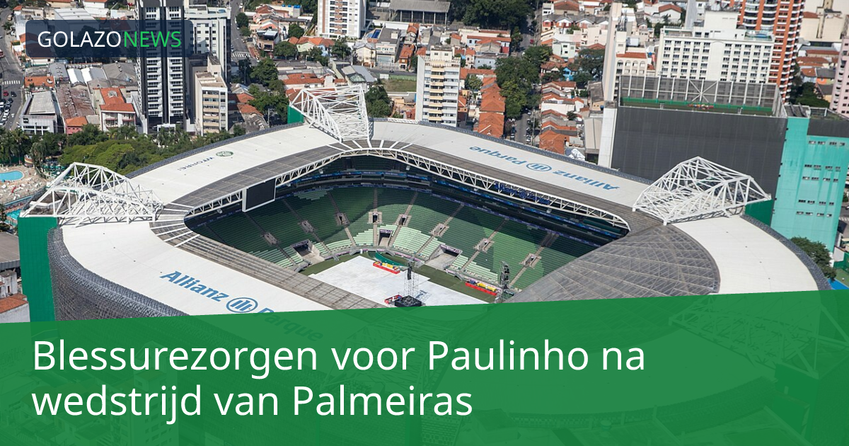 Blessurezorgen voor Paulinho na wedstrijd van Palmeiras