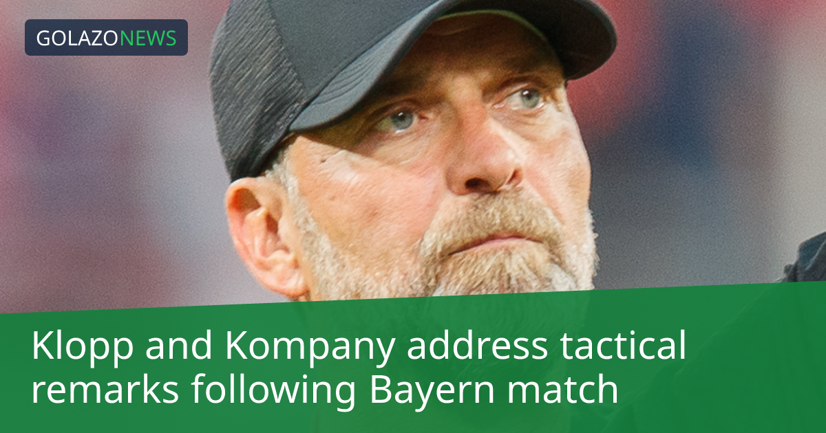 Jürgen Klopp và Vincent Kompany về chiến thuật của Bayern München