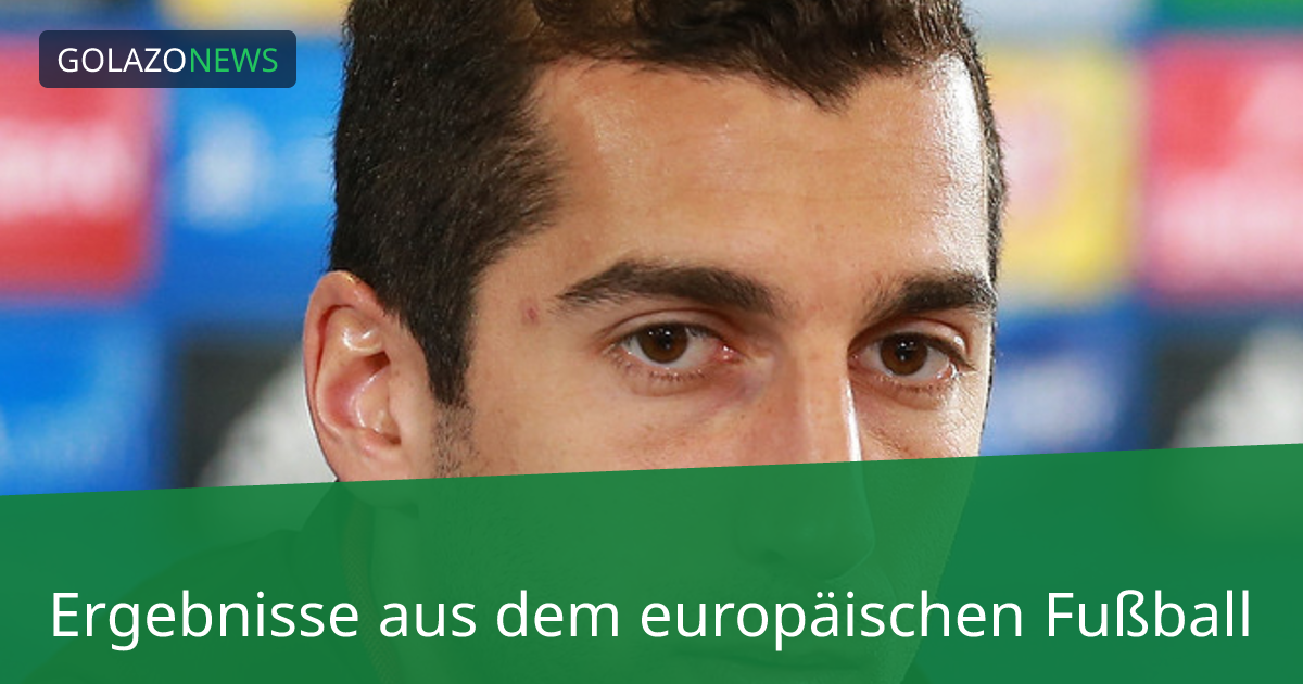 Ergebnisse aus dem europäischen Fußball