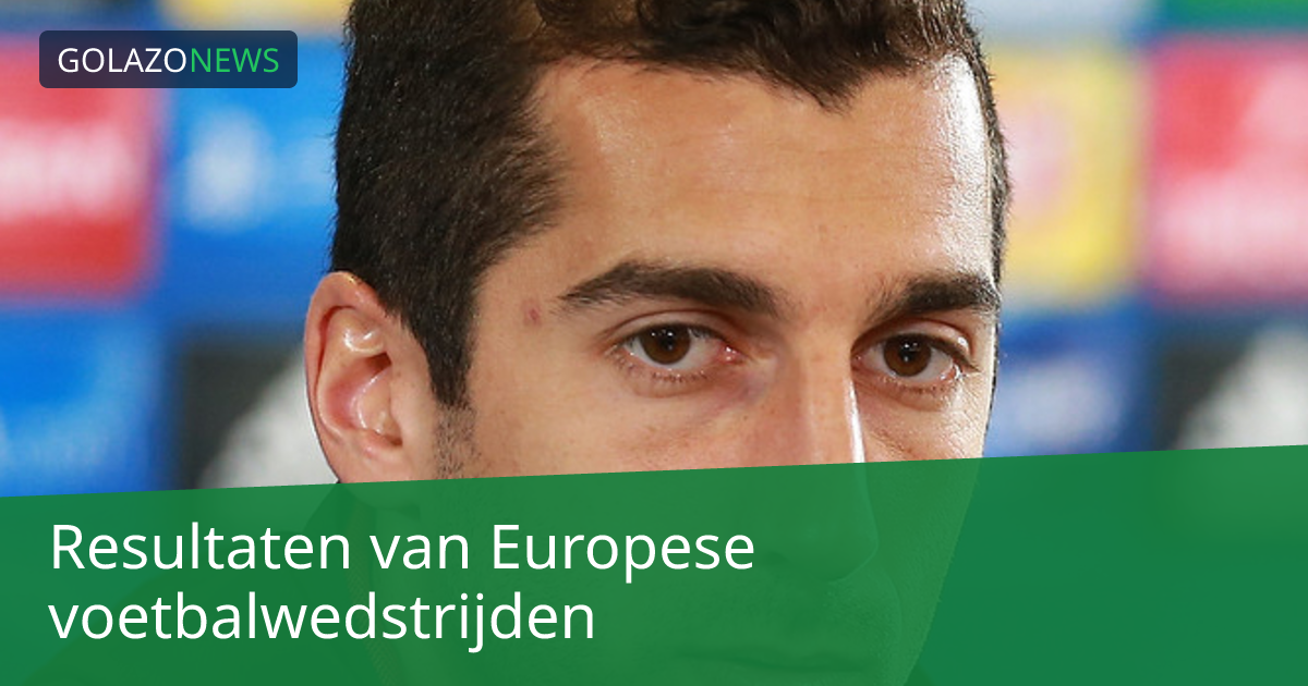 Resultaten van Europese voetbalwedstrijden