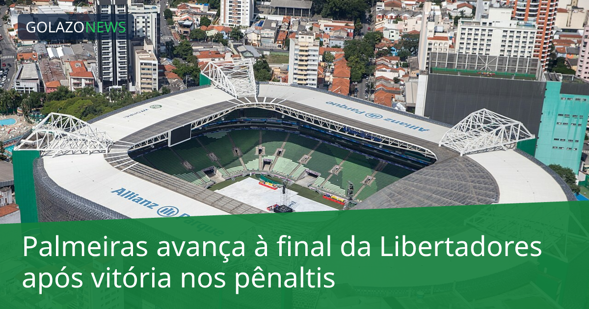 Palmeiras avança à final da Libertadores após vitória nos pênaltis