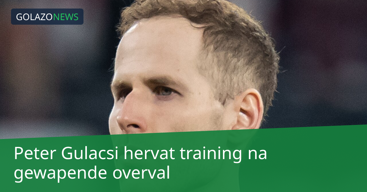 Peter Gulacsi hervat training na gewapende overval