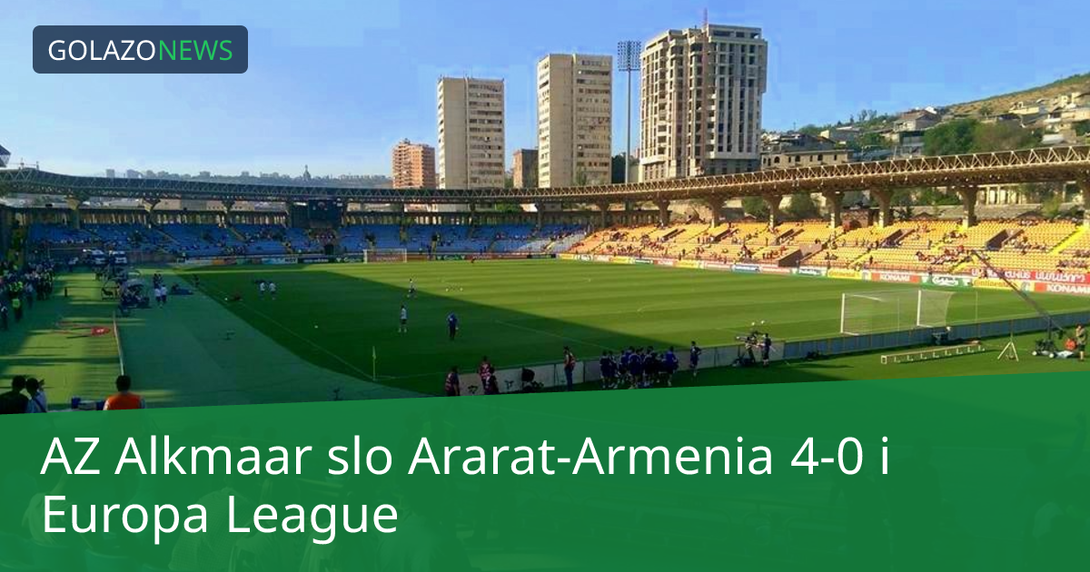 AZ Alkmaar slo Ararat-Armenia 4-0 i Europa League