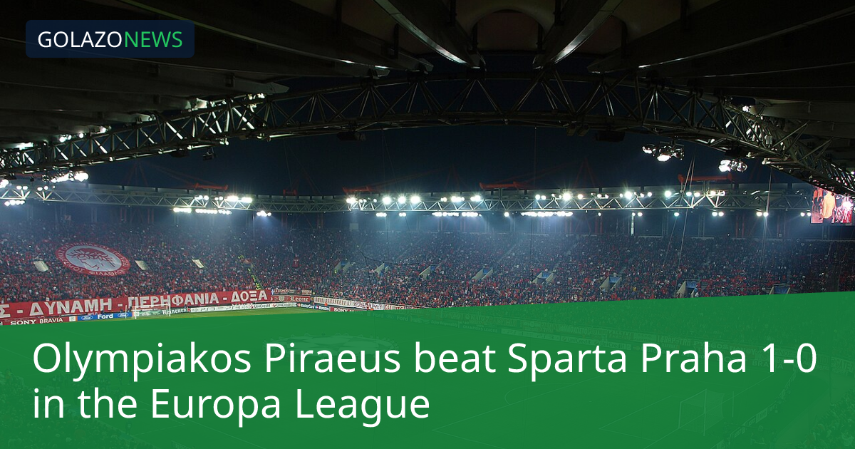 Olympiakos Piraeus ชนะ Sparta Praha 1-0 ในEuropa League