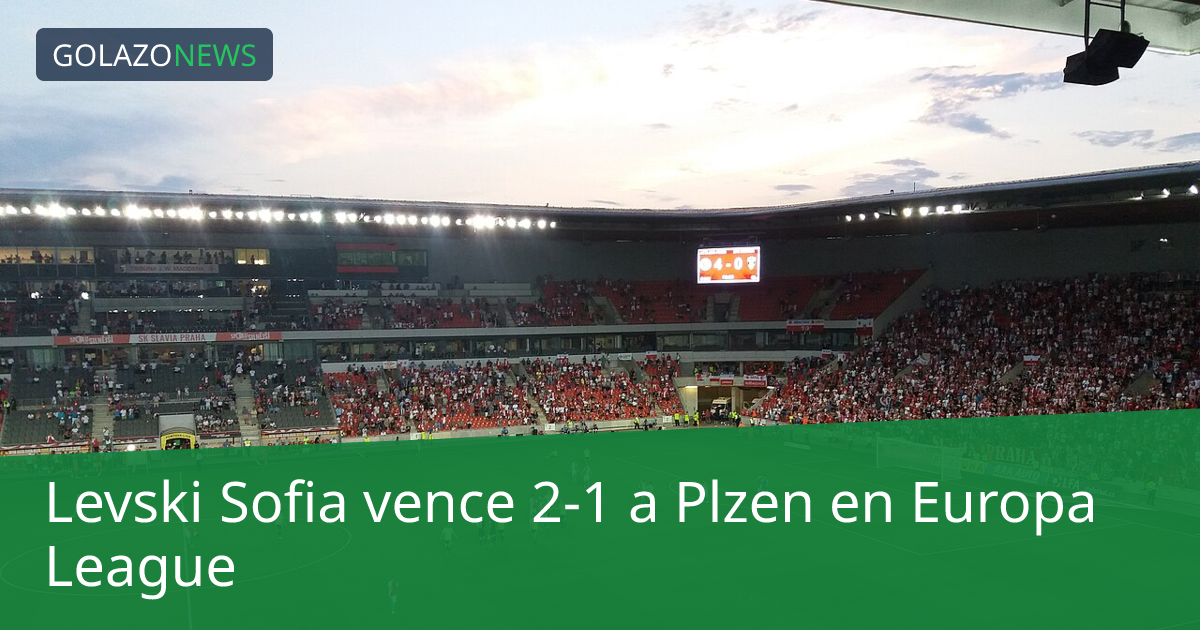 Levski Sofia vence 2-1 a Plzen en Europa League