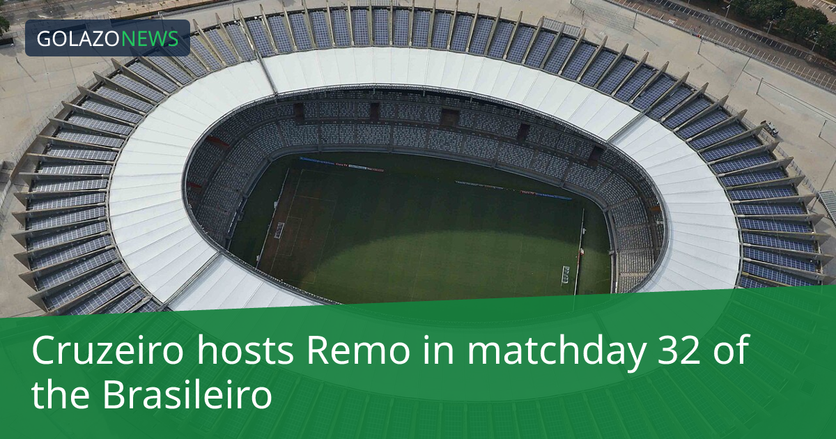 Cruzeiro hosts Remo in matchday 32 of the Brasileiro