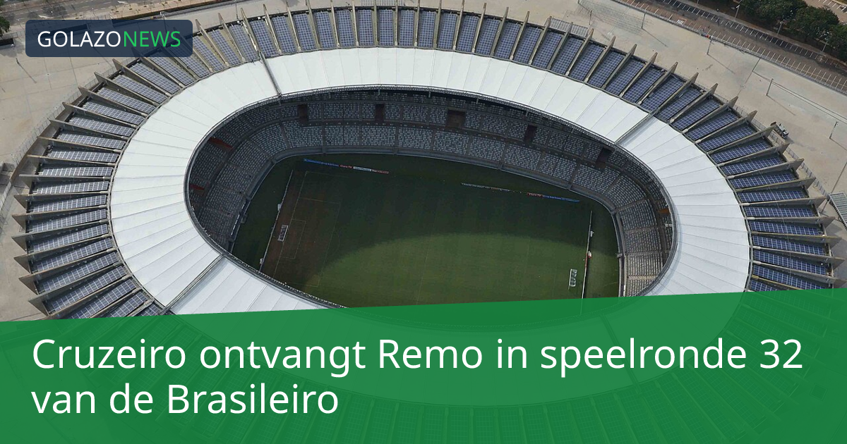 Cruzeiro ontvangt Remo in speelronde 32 van de Brasileiro