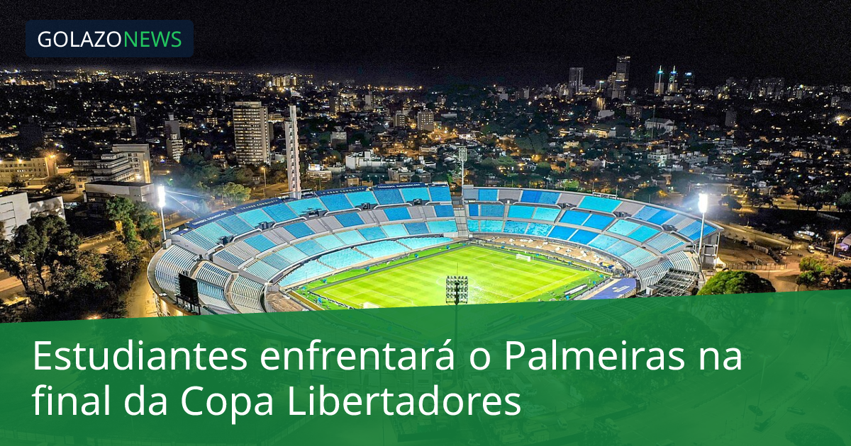 Estudiantes enfrentará o Palmeiras na final da Copa Libertadores