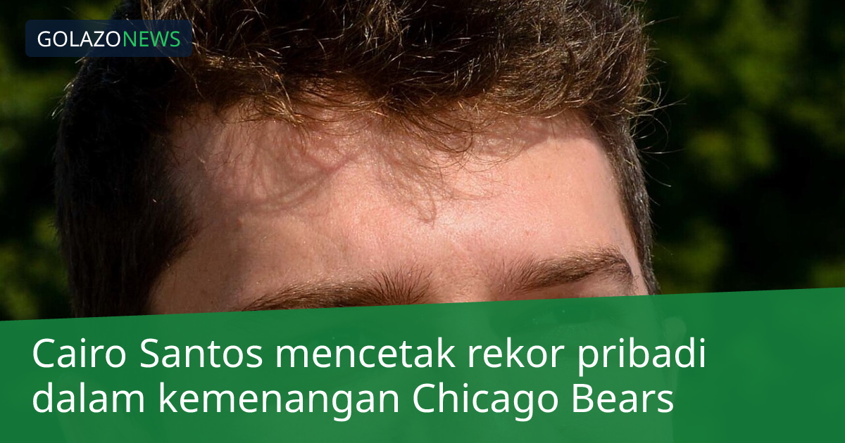 Cairo Santos mencetak rekor pribadi dalam kemenangan Chicago Bears