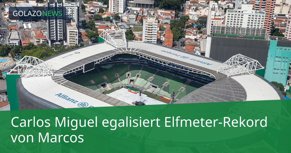 Carlos Miguel egalisiert Elfmeter-Rekord von Marcos