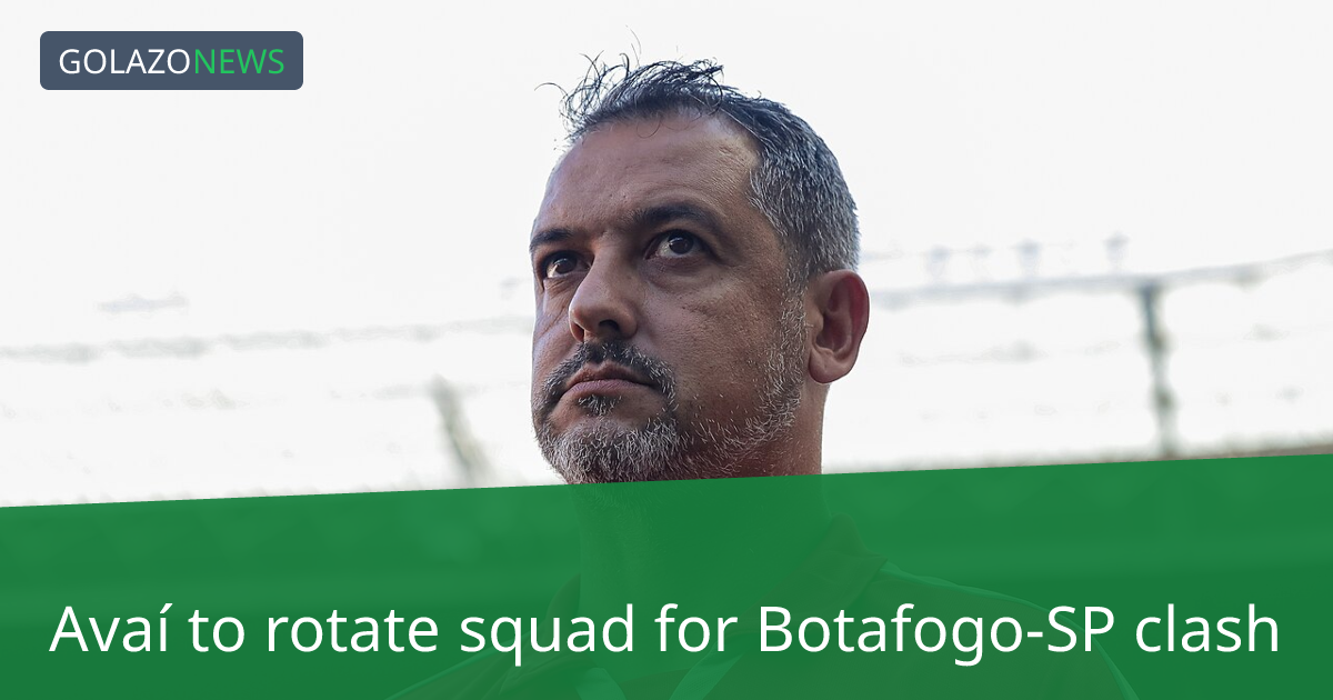 Avaí, Botafogo-SP전 앞두고 선발 명단 2명 변경
