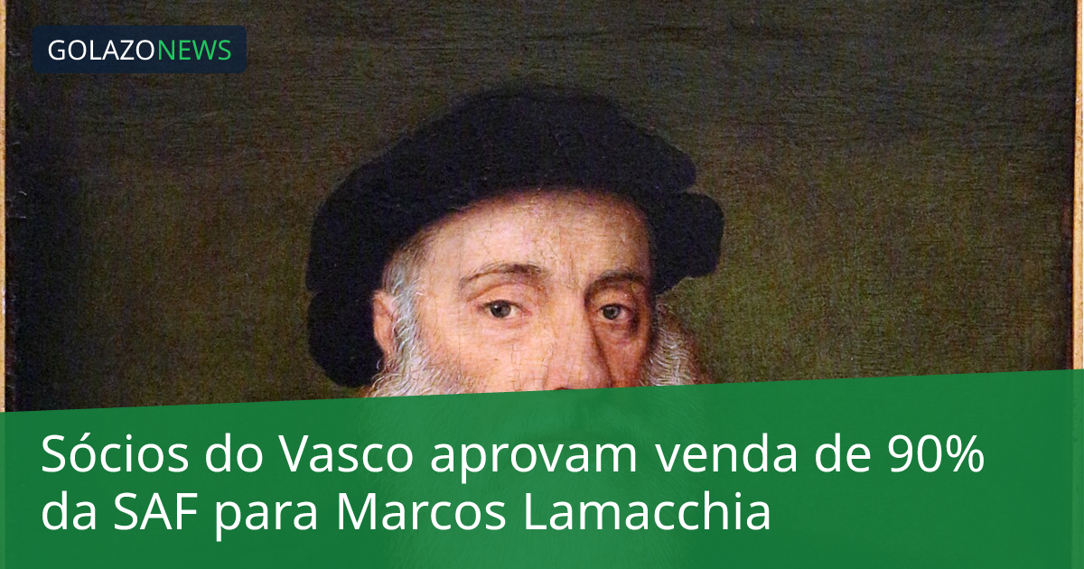 Sócios do Vasco aprovam venda de 90% da SAF para Marcos Lamacchia