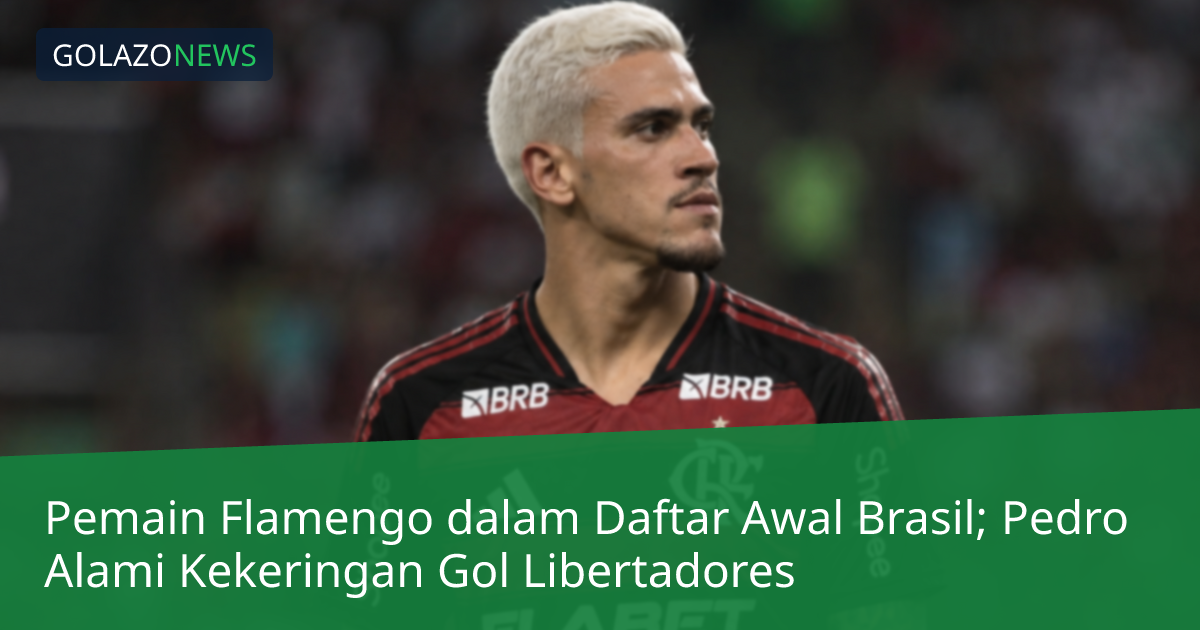 Pemain Flamengo dalam Daftar Awal Brasil; Pedro Alami Kekeringan Gol Libertadores