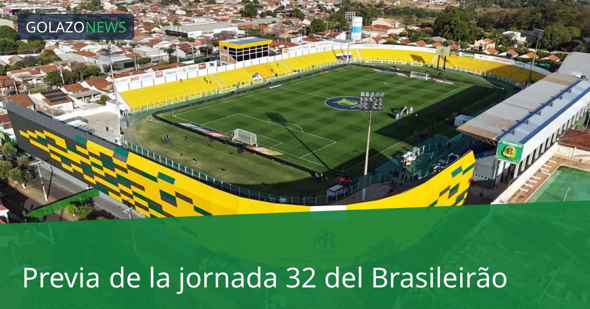 Previa de la jornada 32 del Brasileirão
