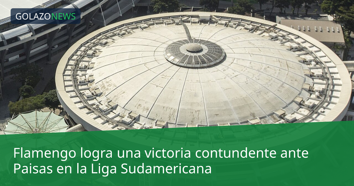 Flamengo logra una victoria contundente ante Paisas en la Liga Sudamericana