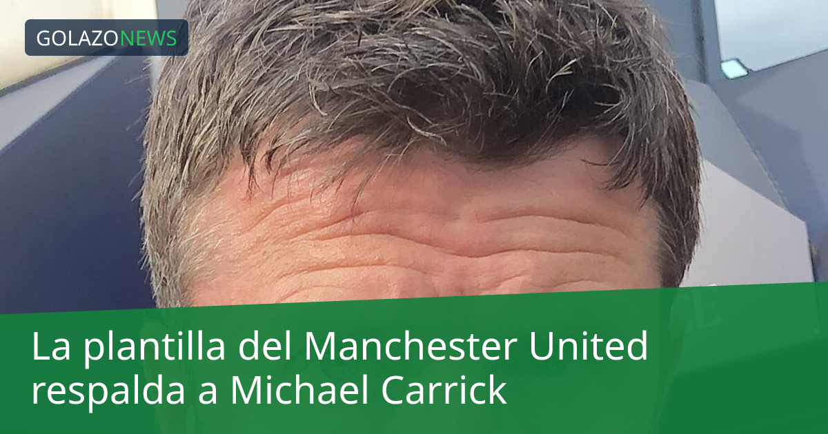La plantilla del Manchester United respalda a Michael Carrick
