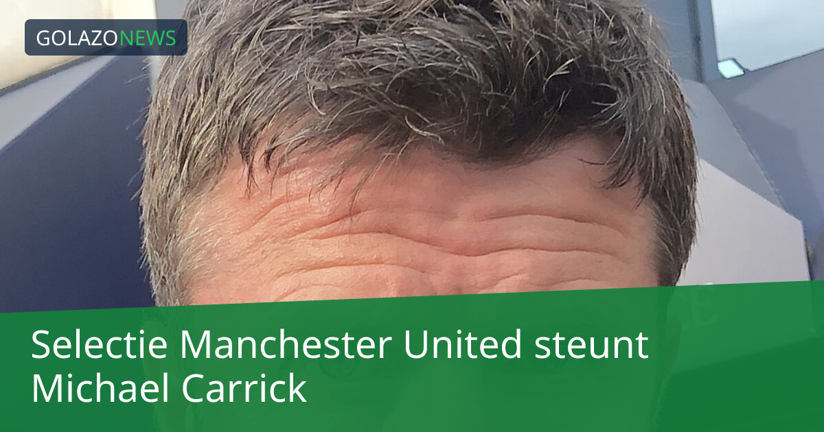 Selectie Manchester United steunt Michael Carrick