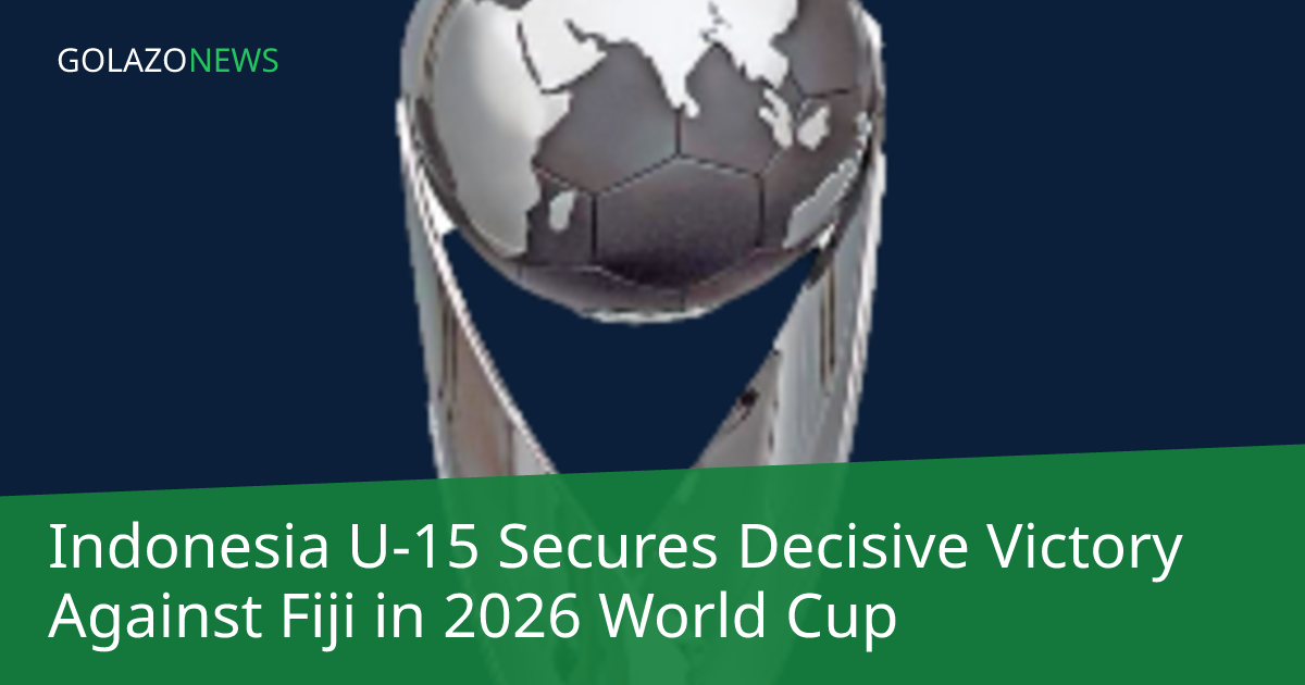 Indonesia thắng trận mở màn World Cup U-15