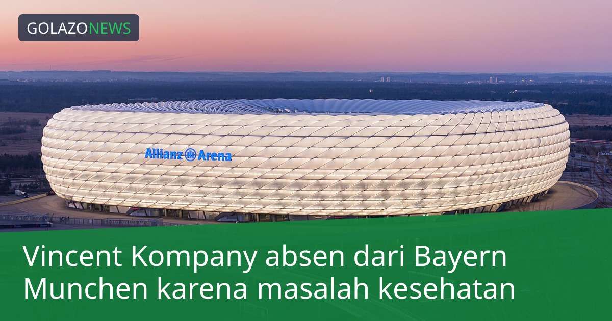 Vincent Kompany absen dari Bayern Munchen karena masalah kesehatan