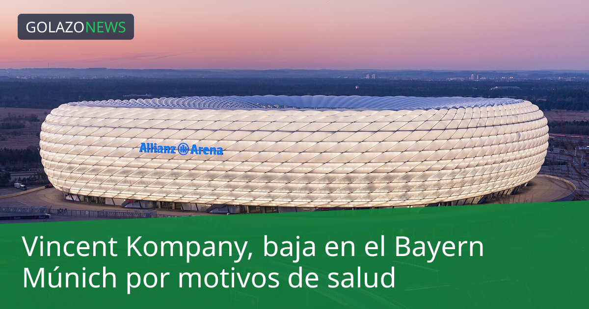 Vincent Kompany, baja en el Bayern Múnich por motivos de salud