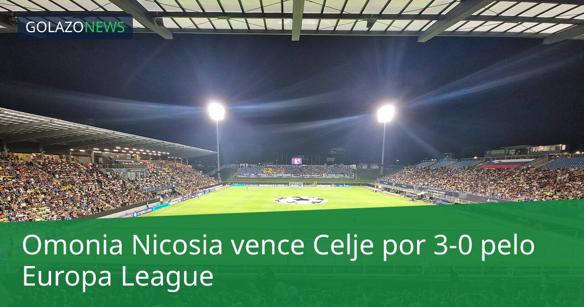 Omonia Nicosia vence Celje por 3-0 pelo Europa League
