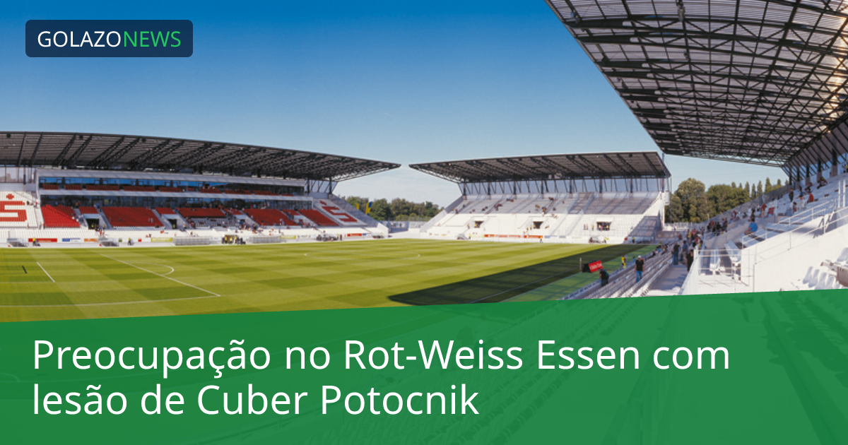 Preocupação no Rot-Weiss Essen com lesão de Cuber Potocnik