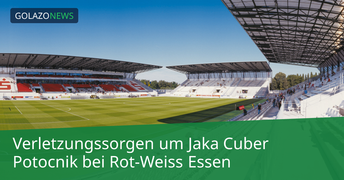 Verletzungssorgen um Jaka Cuber Potocnik bei Rot-Weiss Essen