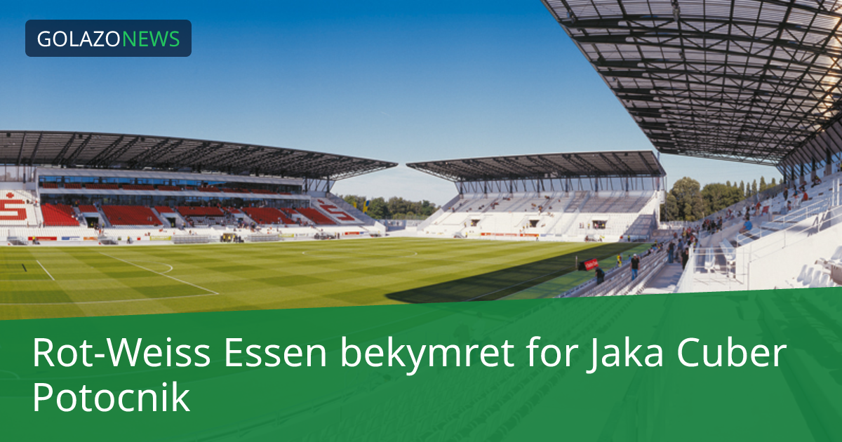 Rot-Weiss Essen bekymret for Jaka Cuber Potocnik