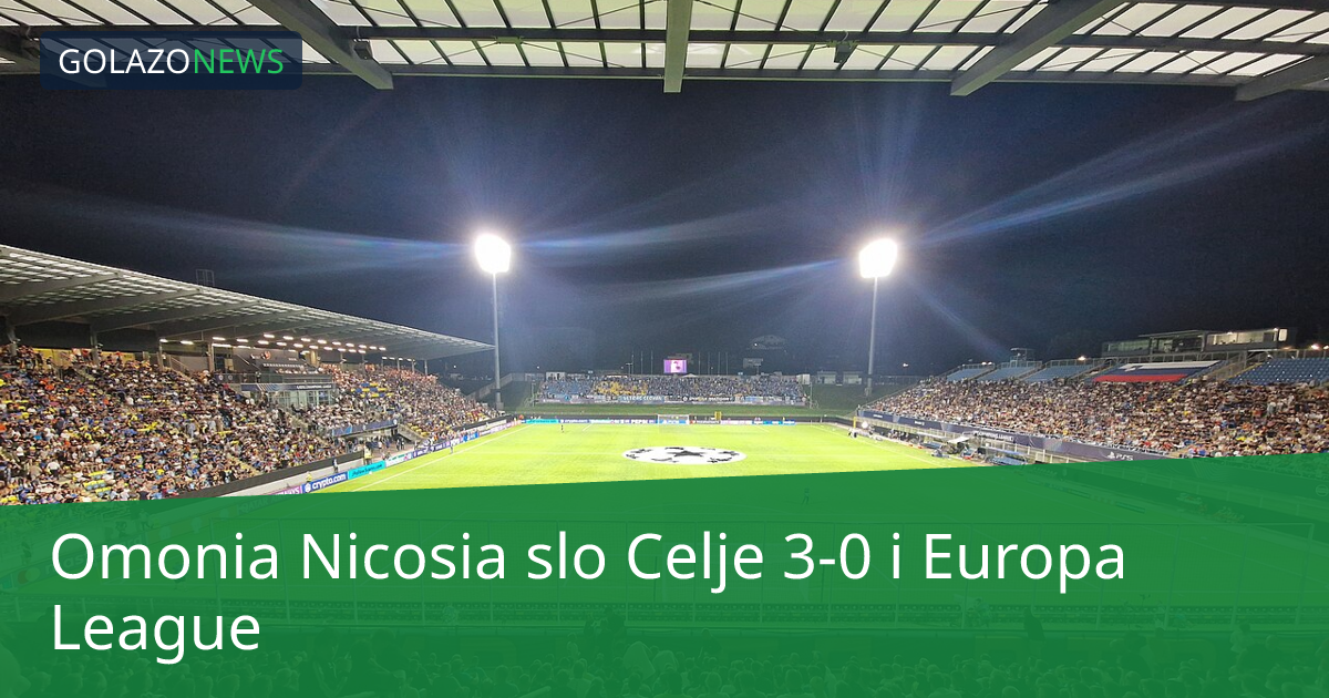Omonia Nicosia slo Celje 3-0 i Europa League