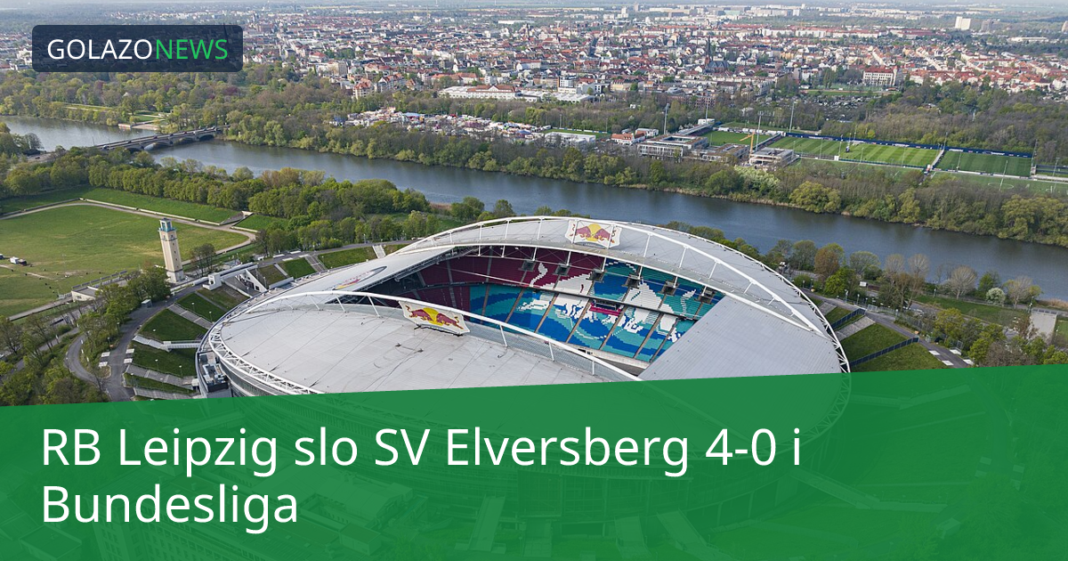 RB Leipzig slo SV Elversberg 4-0 i Bundesliga