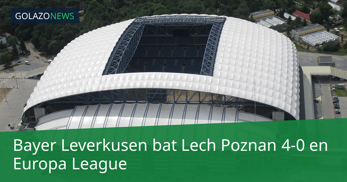 Bayer Leverkusen bat Lech Poznan 4-0 en Europa League