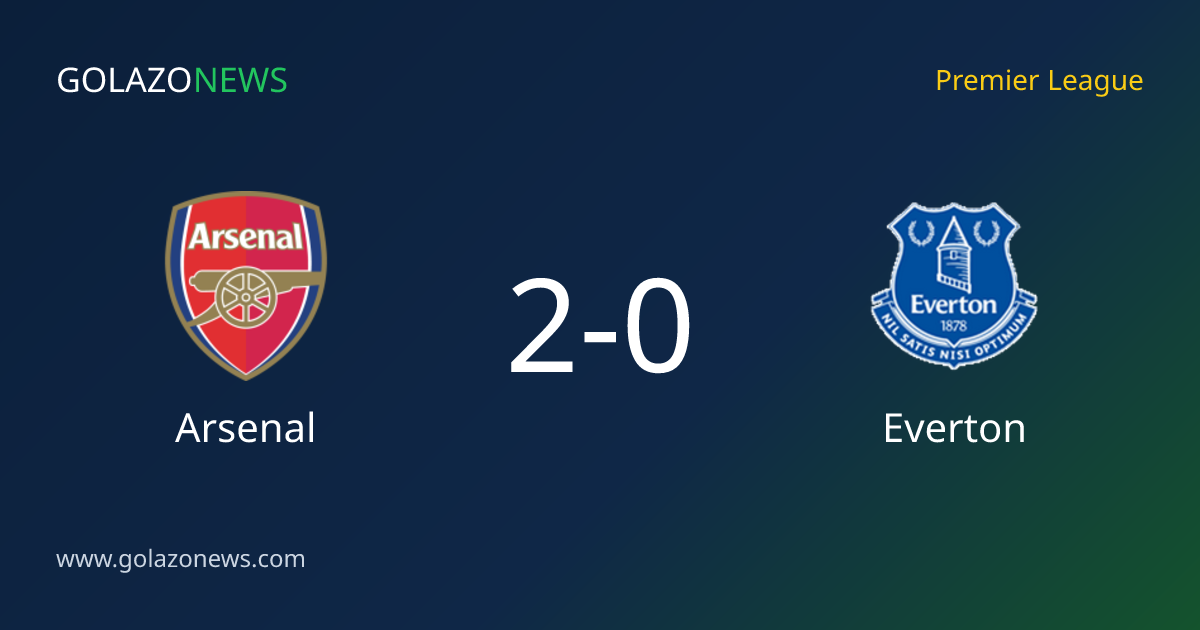 Arsenal Kalahkan Everton 2-0 di Premier League