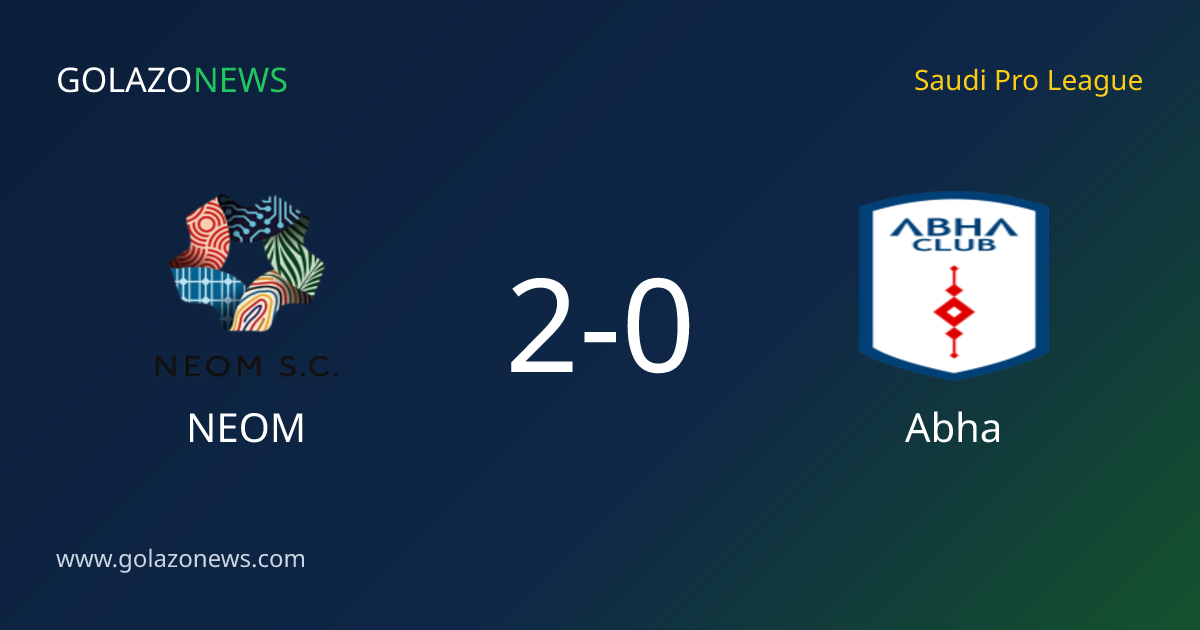 NEOM vence 2-0 a Abha en Saudi Pro League