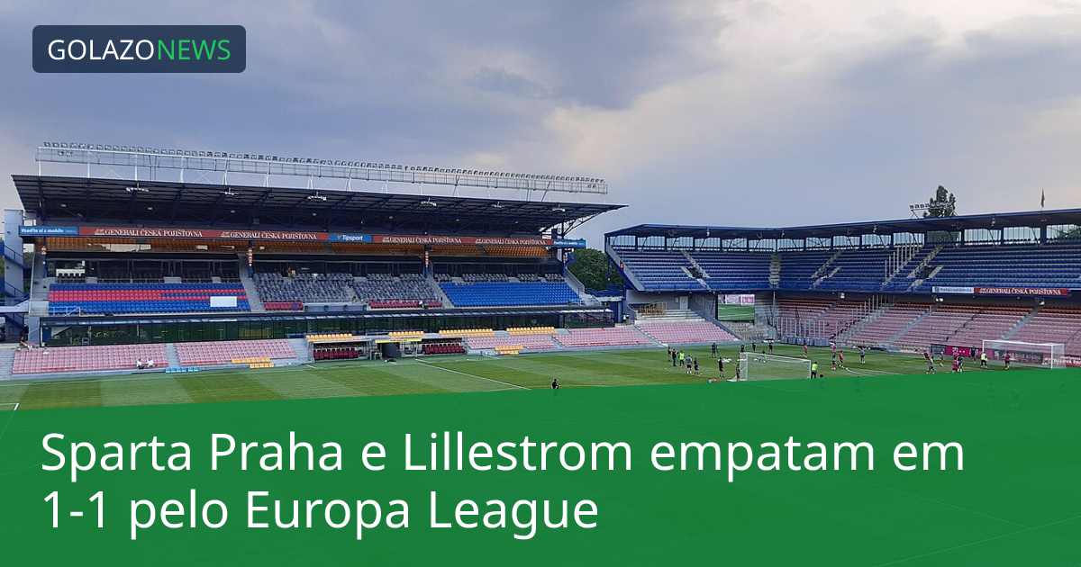 Sparta Praha e Lillestrom empatam em 1-1 pelo Europa League