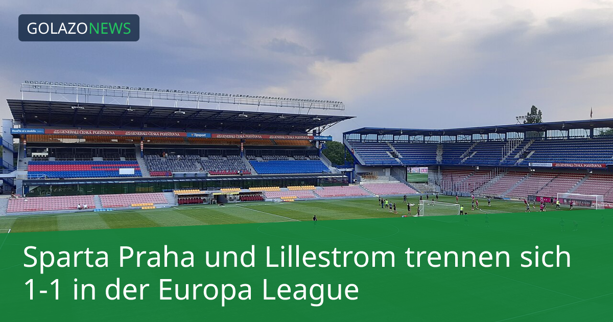 Sparta Praha und Lillestrom trennen sich 1-1 in der Europa League