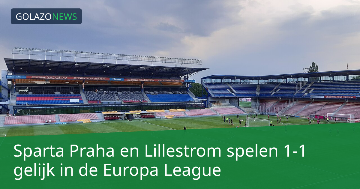 Sparta Praha en Lillestrom spelen 1-1 gelijk in de Europa League