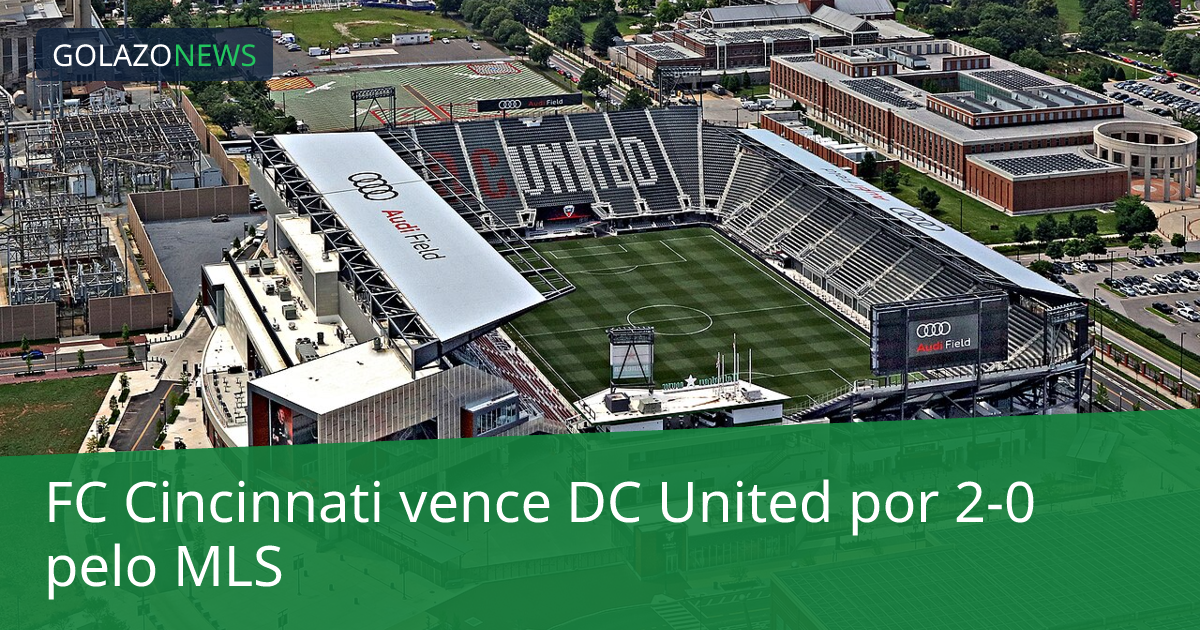 FC Cincinnati vence DC United por 2-0 pelo MLS