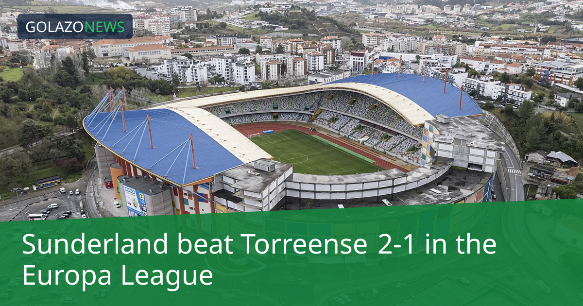 Sunderland beat Torreense 2-1 in the Europa League