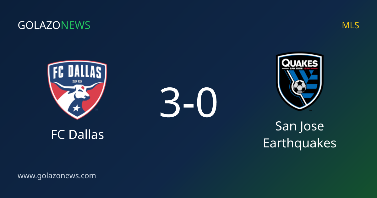 FC Dallas slo San Jose Earthquakes 3-0 i MLS