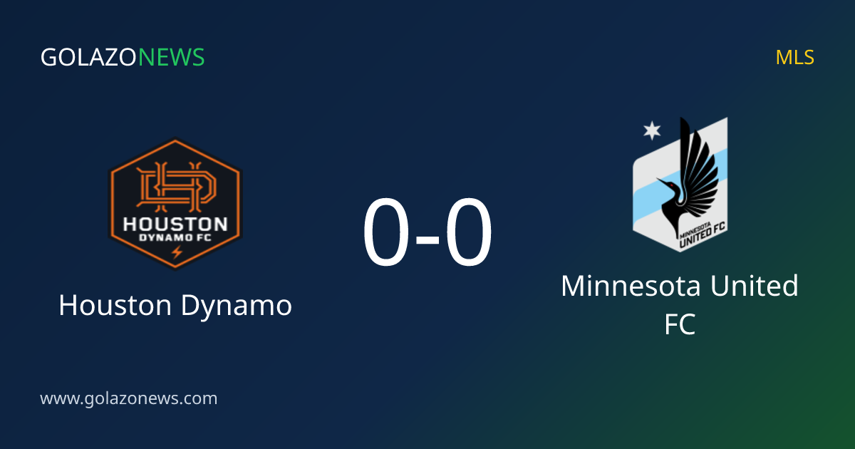 Houston Dynamo en Minnesota United FC spelen 0-0 gelijk in de MLS