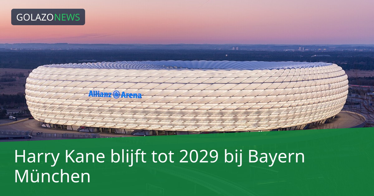 Harry Kane blijft tot 2029 bij Bayern München