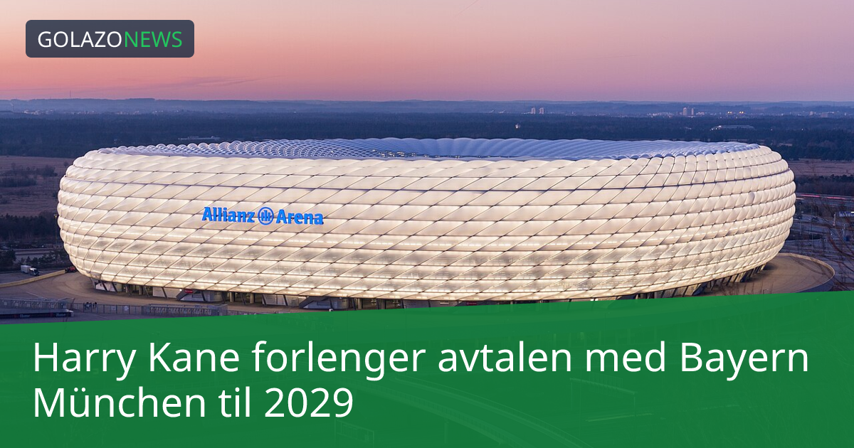 Harry Kane forlenger avtalen med Bayern München til 2029