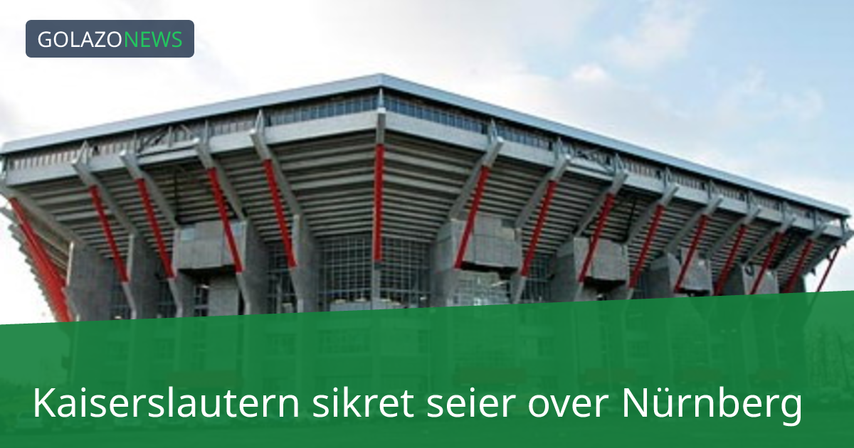 Kaiserslautern sikret seier over Nürnberg