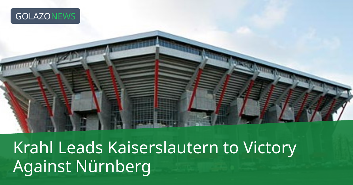 Kaiserslautern giành chiến thắng sít sao trước Nürnberg