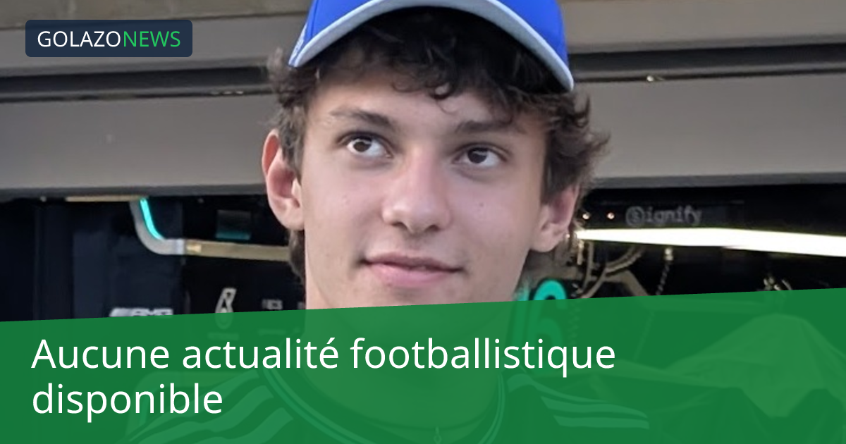 Aucune actualité footballistique disponible